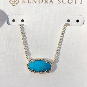 Kendra Scott NWT Aqua Howlite Elisa